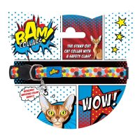 BAM Pop Art Cat Collar 1x3
