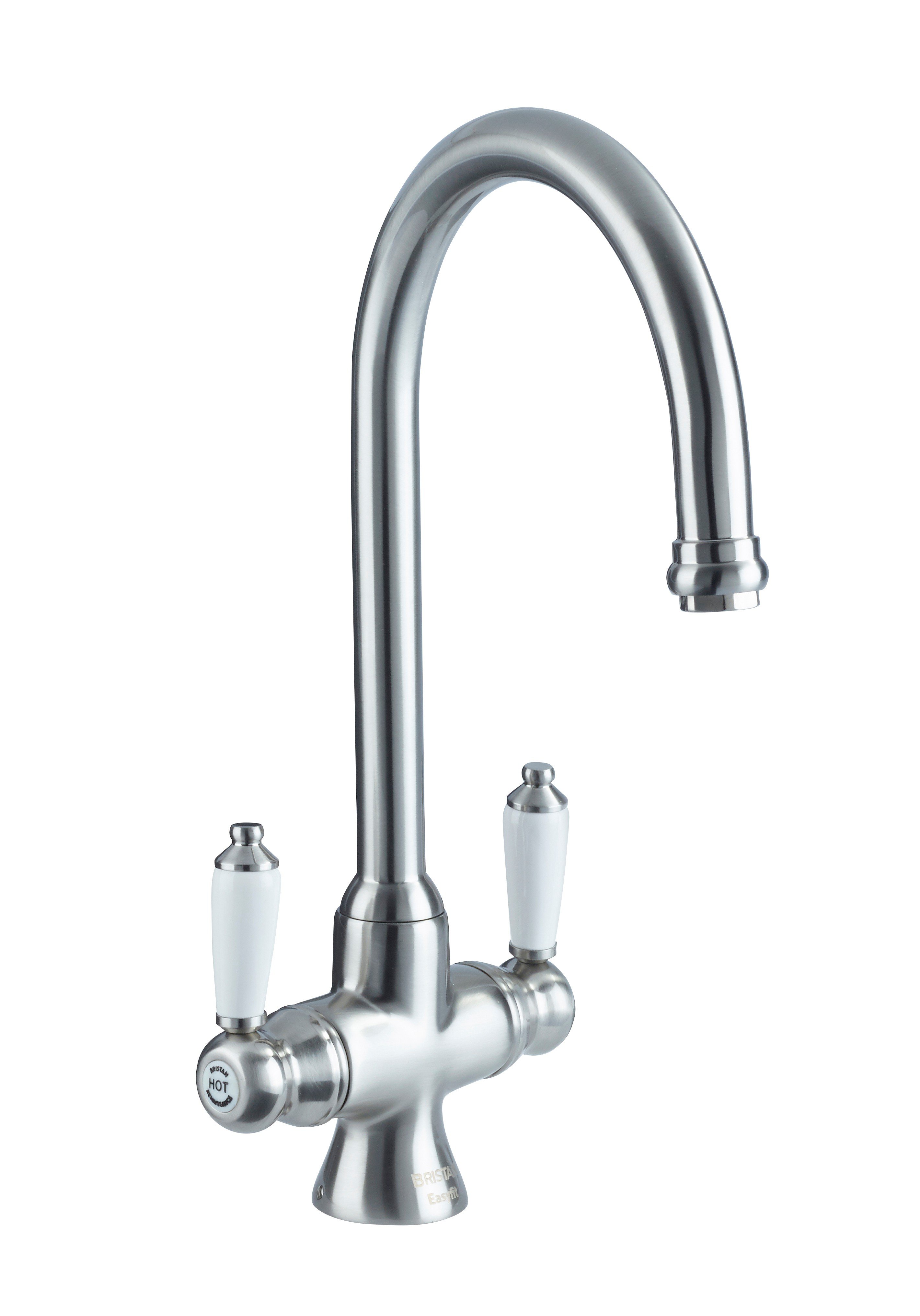 Bristan Renaissance Easyfit Sink Mixer Brushed Nickel RS SNK EF BN
