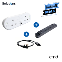 Capsule (65W), Elite+ 4 Gang & 2.0M Starter Lead (White)