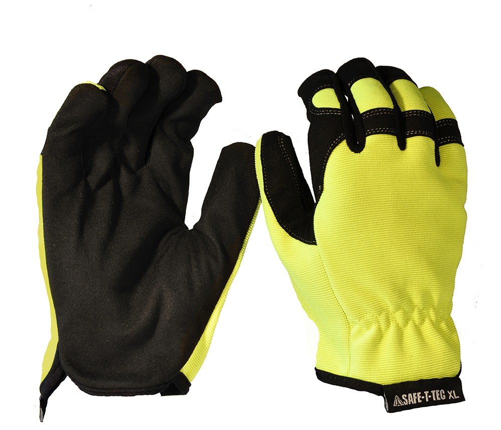 Force Synthetic Riggers Glove, Hi-Vis