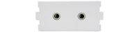 2 x 3.5mm STEREO SOCKET MODULES