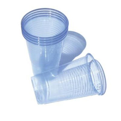 7oz BLUE TINT PLASTIC WATER CUPS 2000PK