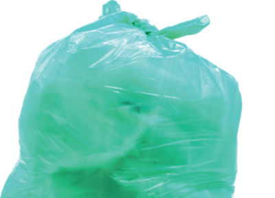 Green Tinted Coloured Recycling Sacks