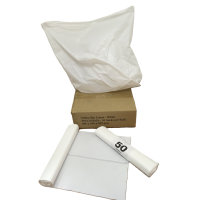Swing Bin Liner White HD (23x22) x 500