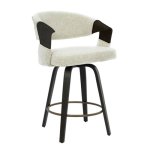 Dawson Kitchen Island Chair - Smoked Oak 