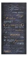 Wood Prayer Plaque/In This Home   (AG57103)