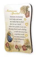 Wood Plaque/Fridge Magnet/Someone Special   (33739)