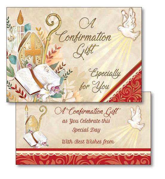 Confirmation Gift Wallet Card/Symbolic   (F28120)