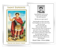 Verse Leaflet/Plastic Wallet/Saint Expedite   (7135/300)