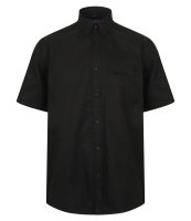 HENBURY MEN'S WICKING, ANTI-BAC, QUICK DRY SHORT SLEEVED SHIRT