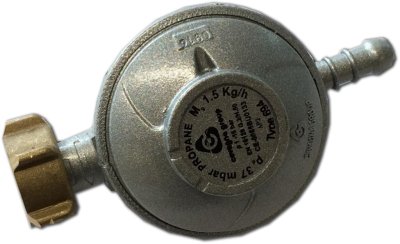 Flesontspanner propaan 50mbar Q:1,5kg/u TS 21.8-Slangnippel