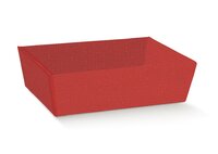 TRAY MEDIUM  290X210X90MM LINO ROSSO RED