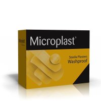 Microplast Washproof Plasters  7.25 cm  x  2.5 cm (box of 100)