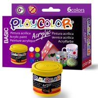 Playcolor Acrylic Basic Paint Set 6 x 40ml 