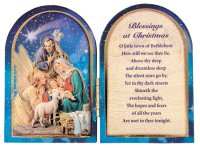 Wood Plaque/Folding/Nativity   (89160)