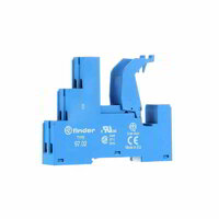 Finder 2 Pole Relay Base Blue with Plastic Retaining Clip 97.02SPA