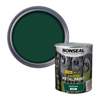 Ronseal Direct to Metal Paint Rural Green Gloss Tin & Swatch