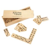 Activities to share dominoes game.