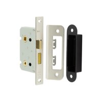 JL450 PN - 63mm Bathroom Lock Nickel Polished