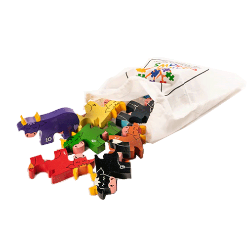 Number Cow Row Jigsaw Puzzle 3