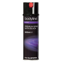 Premium Spray Paint Satin Black 500ml