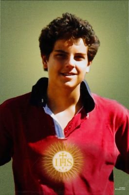 Wood Plaque Standing/Carlo Acutis   (33880)