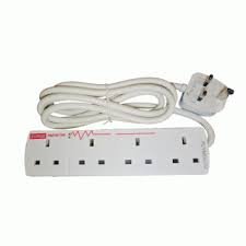 4G Surge Protected Socket With 2Mtr Extension Lead