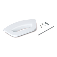 Hotpoint White Futura Door Handle Kit Compatible