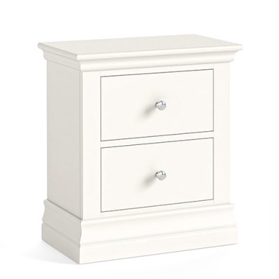 Mulberry Coconut Milk 2 Drawer Bedside Locker