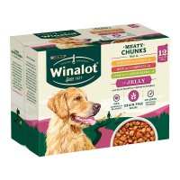 Winalot Dog Pouch Meaty Chunks in Jelly 4x12x100g
