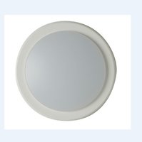 LUCECO LED BULKHEAD 17W 1650LM 4000K  ROUND WHITE & CHROME BEZEL IP54  280MM