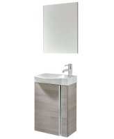 PRAGUE 45CM SANDY GREY WALL HUNG VANITY UNIT
