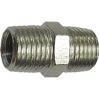 Cylindrical Nipple 1/4" Male To 1/4" Male (2 Pack)