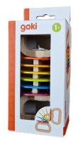 Rainbow Rattle - 15.6 x 7.9 x 6 cm