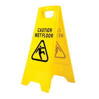 Wet Floor Warning Sign Hi-Vis Yellow