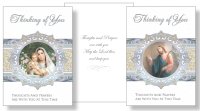 Card/Thinking of You/Silver Foil/Pearlised  (25043)