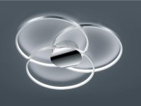 Trio Sedona Brushed Aluminium Ceiling Light