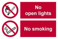 No Open Lights, No Smoking