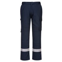 Bizflame Plus Lightweight Stretch Panelled Navy Blue Trouser