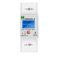 YTL 80A 2 Mod Din Rial kWh Meter Import / Export DDS353L-2
