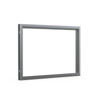 ADAB07050 nVent Hoffman Transparent door, 700x500, Aluminium, 3mm double bit lock, IP54