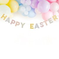 Pastel 'Happy Easter' Card Banner 2m