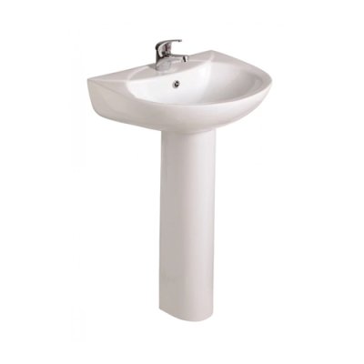 Strata 45cm 2 Taphole Washbasin