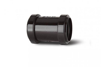 Polypipe WP25 32MM Pp Straight Coupling Black