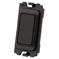 Black Metal Grid Blank Module - 3080-030