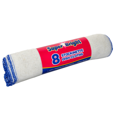 SuperBright Dish Cloths - Pack of 8
