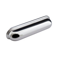 Cup Handle Polished Nickel 128cc-155mm