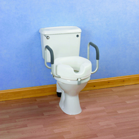 Raised Toilet Seat With Arms