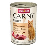 Animonda Carny Adult Cat Turkey & Chicken Liver 6x400g
