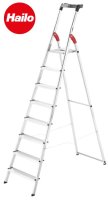 Hailo L60 Standardline 8 Step Ladder 150Kg Aluminium
